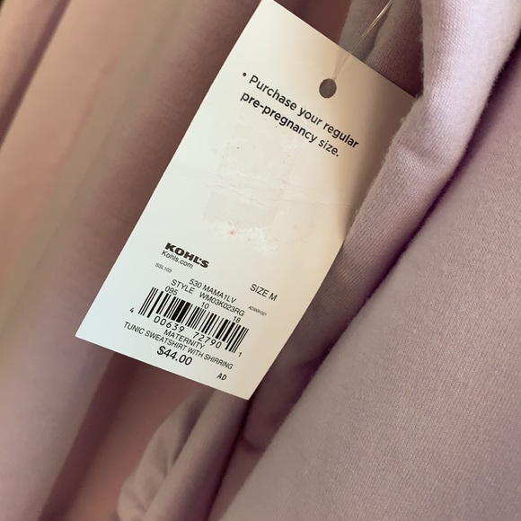 Mama to be Tunic Sweatshirt long sleeve 💜🤍 - Picture 3 of 3